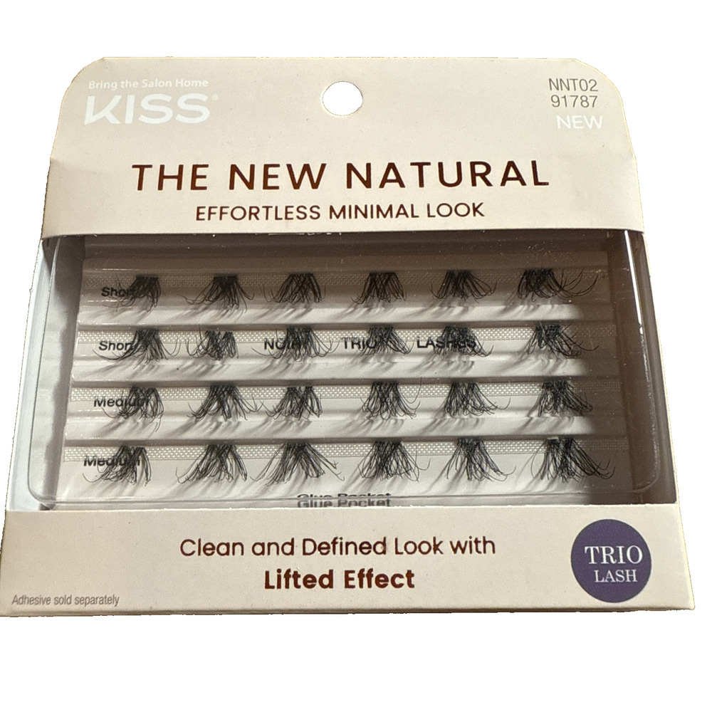 KISS The New Natural Lifted Effect Neo Trio Lashes #91787 NNT02 – NWT
